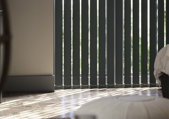 Amalfi, Pitch Black - Vertical Blind - Image 5